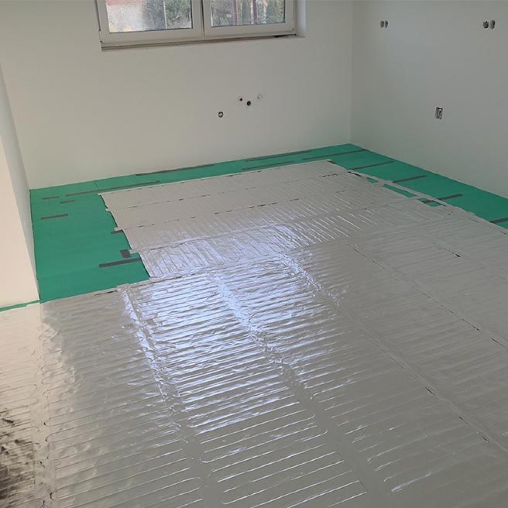 Alumīnija apsildes paklājs siltajām grīdām BVF L-PRO 2-12 m2