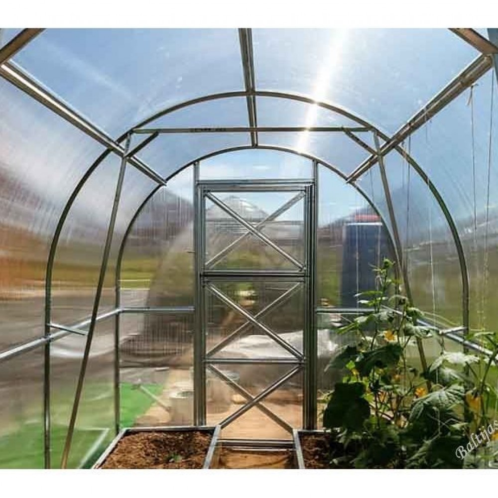 Extension 2m for greenhouse Dachnaya Dvuška with polycarbonate 4/6 mm