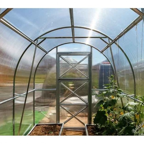 Extension 2m for greenhouse Dachnaya Dvuška with polycarbonate 4 mm