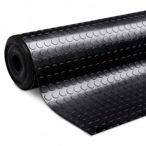 Rubber cover with circles # 3mm, 1.2m