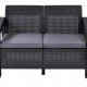 Double sofa KETER CORFU LOVE SEAT graphite gray