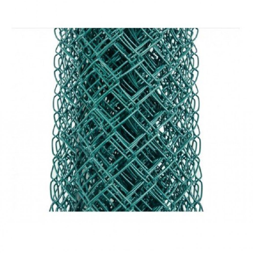 Braided mesh 1.20 x 10 m., (50X50 mm), Ø2.5 mm, Green (RAL6005)