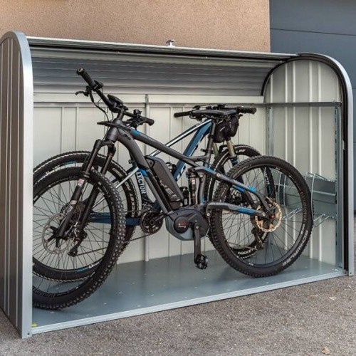 Ящик для хранения велосипедов StoreMax 190 (190 x 97 x 136 см), серый кварц металлик