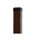 Fence post 60x40x2000mm, 1,3mm, ZN + RAL gray, green