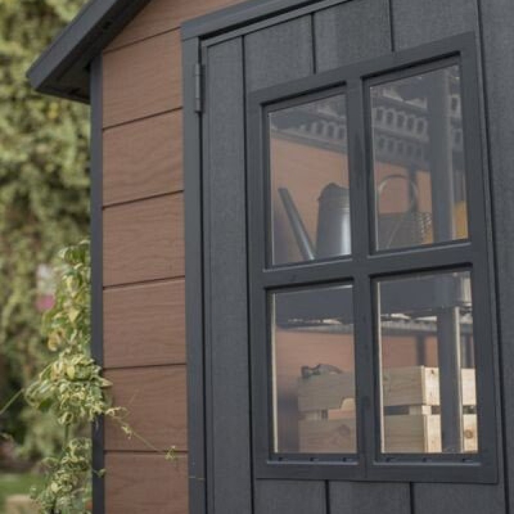GARDEN SHED KETER NEWTON 759, brown, gray