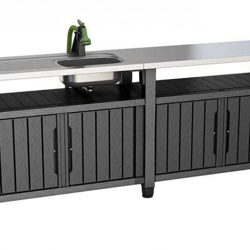 KETER Outdoor kitchen with table top and sink Unity Chef 415 L