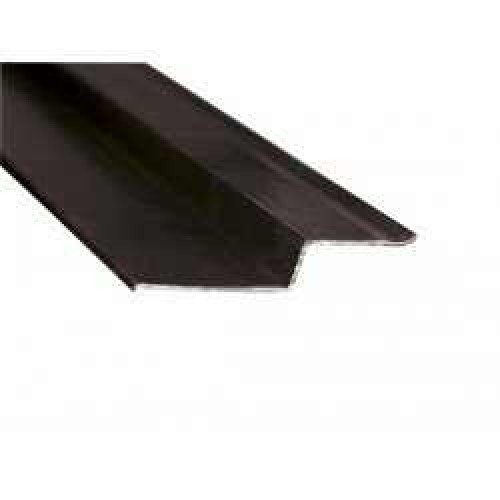 Ending profile for geomembrane, black, 2000x80x15mm;