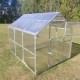 Greenhouses KLASIKA BERNARD 2,35x2 m with 4mm polycarbonate