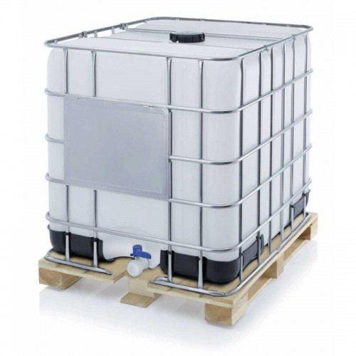 IBC container 1000L transparent, UN, pallet wood