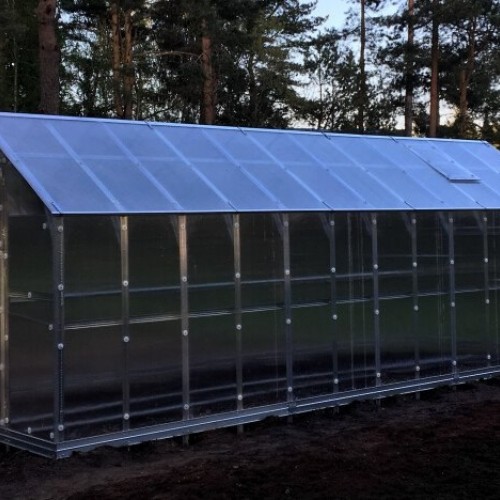 Extension 2m for greenhouse KLASIKA HOUSE with 6mm polycarbonate coating