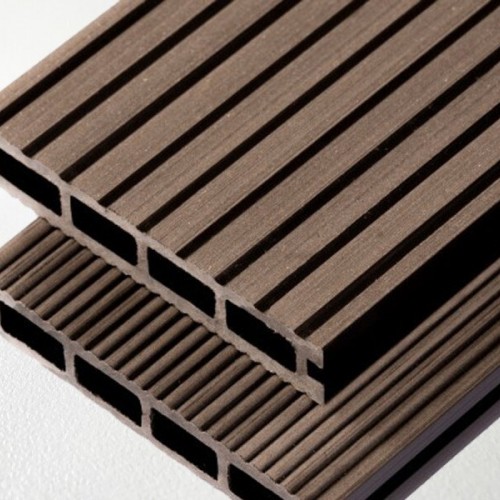 Terrace composite board ART-1, Brown, dark gray, black