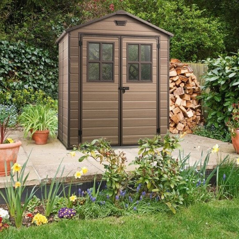 KETER GARDEN SHED SCALA 6x5, Brown