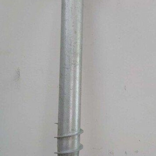 Galvanized metal screw pile 70x100x1000mm U type