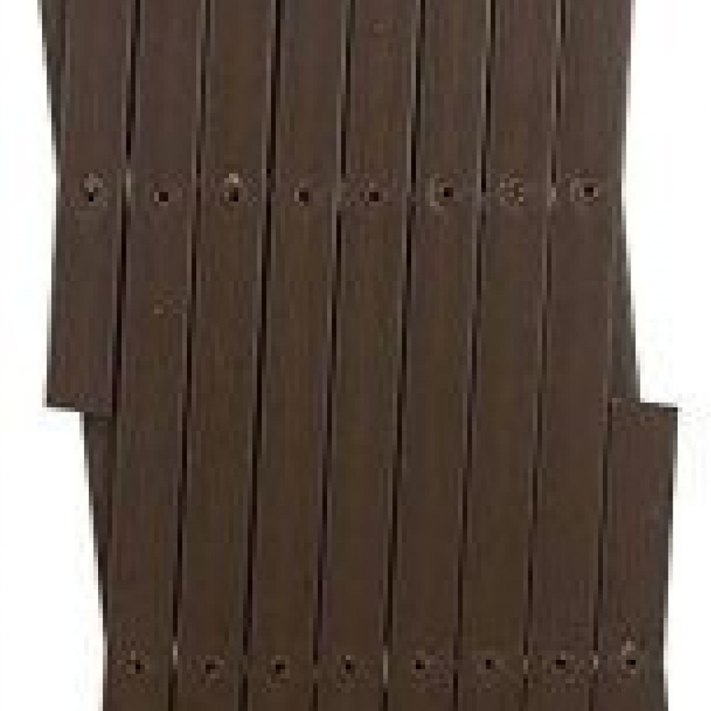 TREPLAS Декоративная раздвижная пластиковая решетка, коричневая 1,00 x 2 м