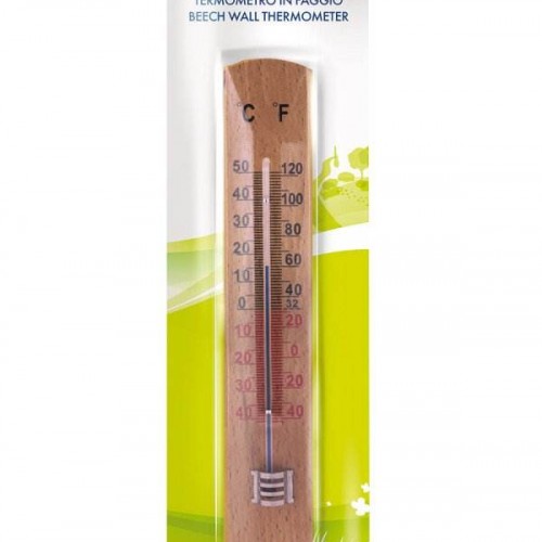 Термометр настенный деревянный TENX, коричневый