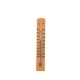 Wall wood thermometer TENAX, Brown