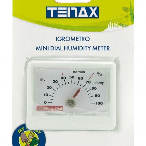 ГИГРОМЕТР TENAX - для измерения влажности воздуха, белый