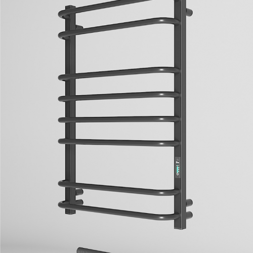 Elektriskie dvieļu žāvētāji Standart Lux 8 melns / balts