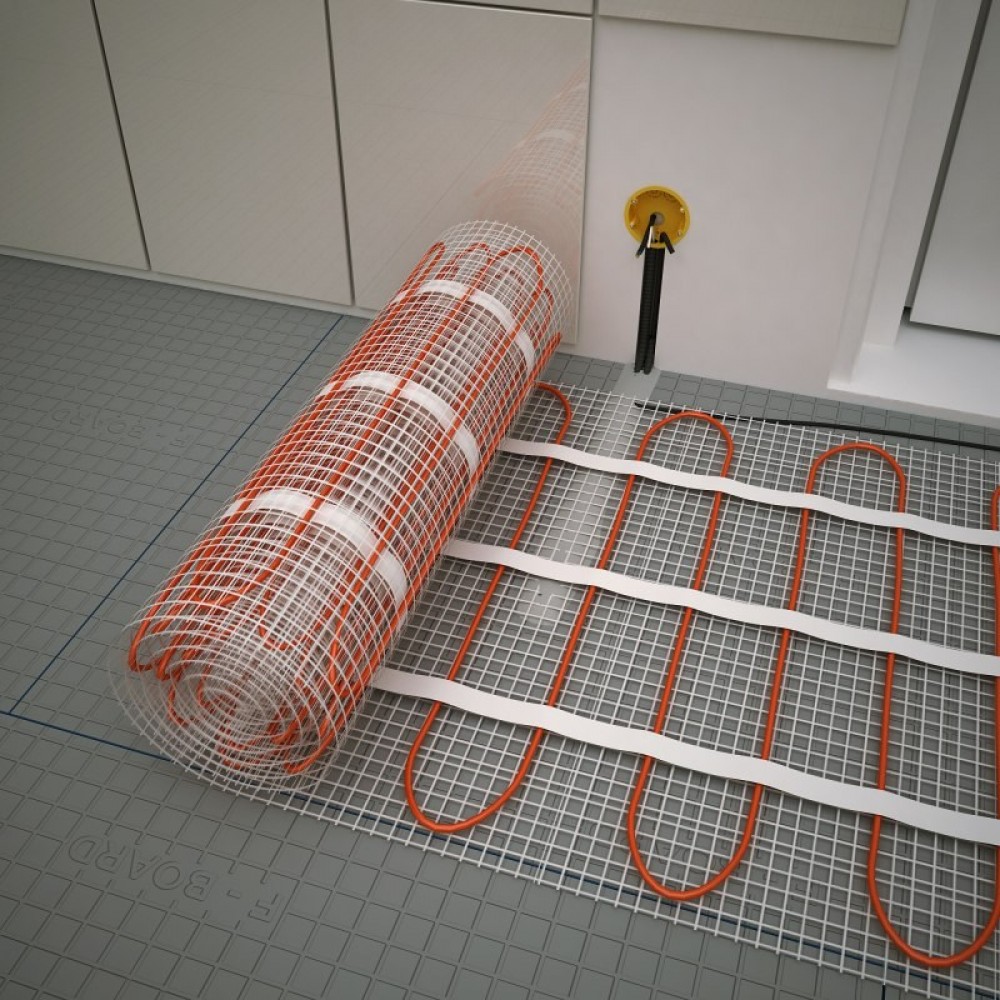 Direct heating mats for floor, CM 150 W/m²