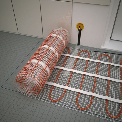 Direct heating mats for floor, CM 160 W/m²