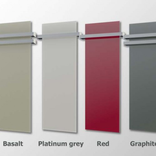 Glass radiant heating panels ECOSUN GS, graphite