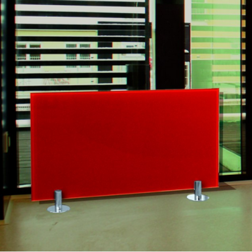 Cтеклянные теплоизлучающие панели ECOSUN GS, красные
