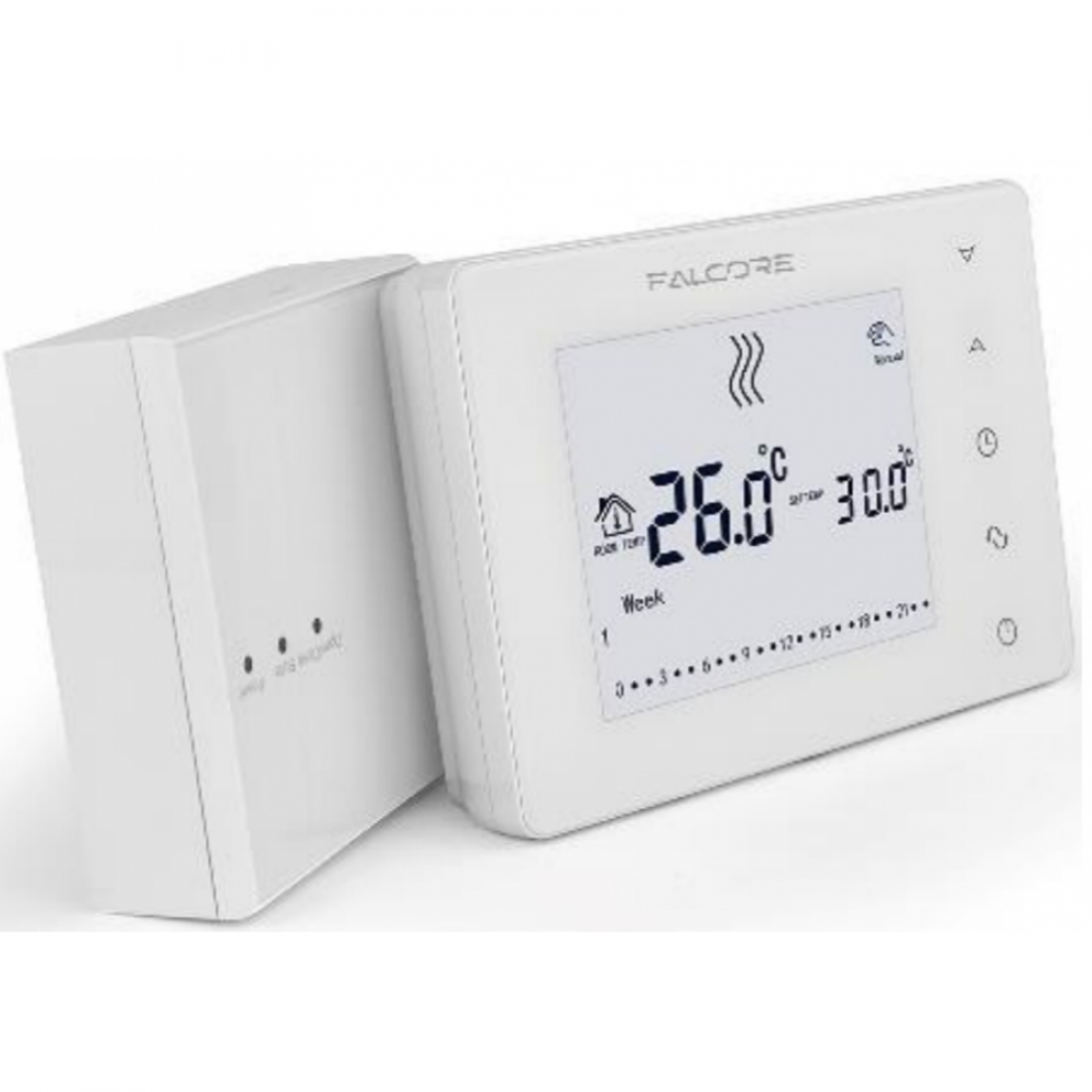 Wireless room thermostat FALCORE RF-451B-vW, WI-FI Kamen