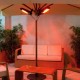 Electric infrared heater for outdoor terraces - Lucciola