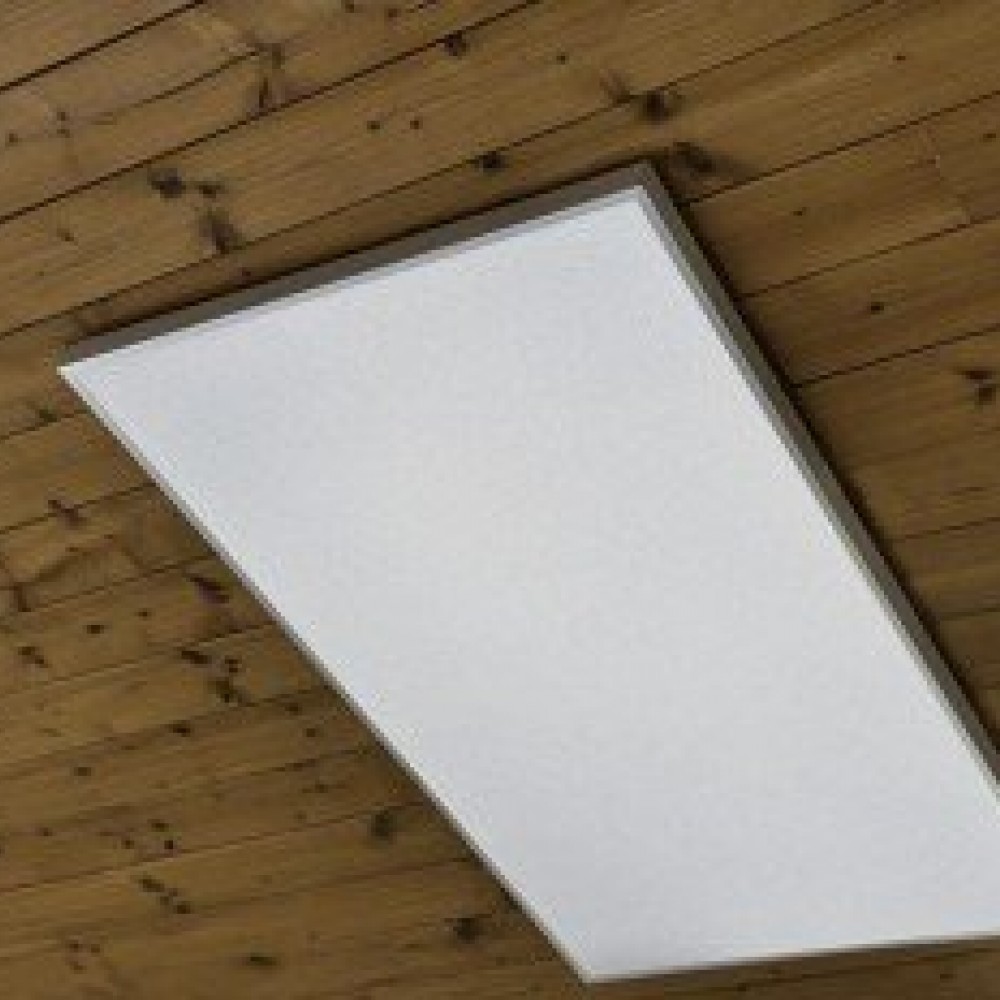 Infrared heater panel ECORA AL for ceiling-mounting with aluminium frame