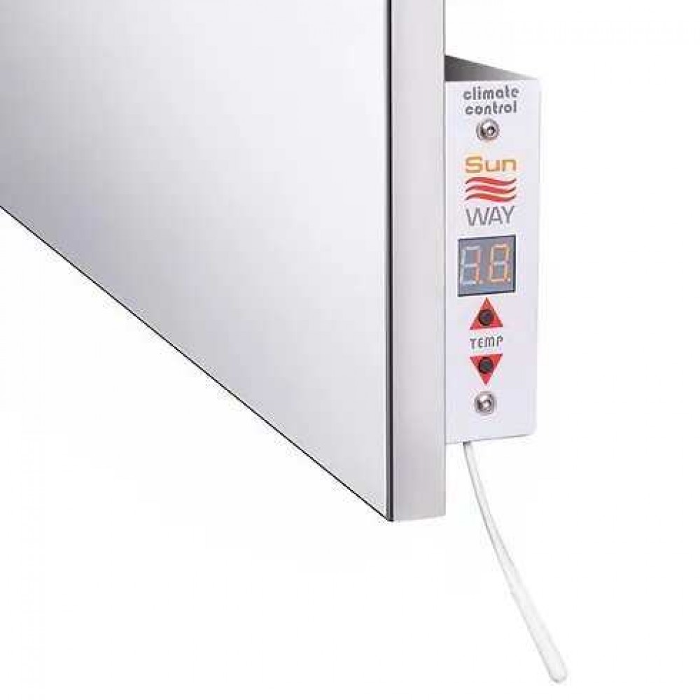 Ceramic heated towel rack  600w WHITE with thermostat / programmer