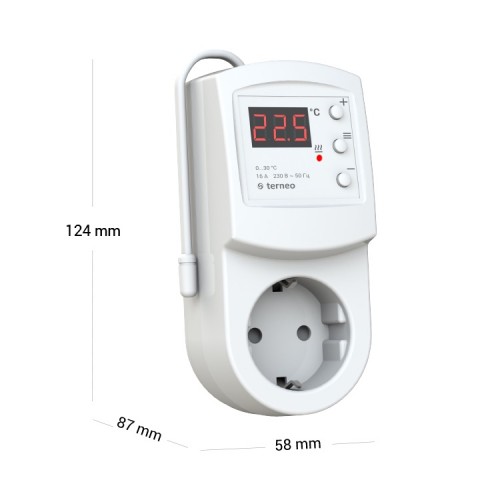 Thermostat for TERNEO rz infrared panels and other heating systems