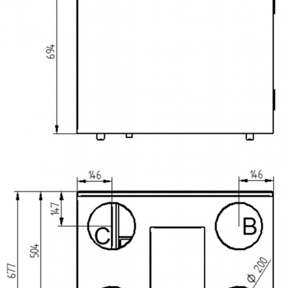 WANAS 615V recuperator