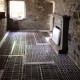 Oglekļa šķiedras infrasarkanās grīdas apkures kabeļu paklājs WARMSET Black Mat 120W/m2 vannas istabām, zem flīzēm