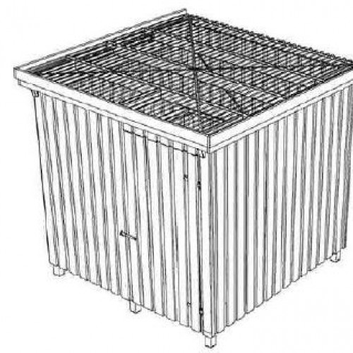 Instrumentu nojume - dārza mājiņa - šķūnītis - riteņu novietne - atkritumu konteineru novietne, 5m2