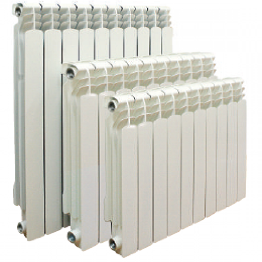 Aluminum heating radiator POL.5 Titano, 500x7 (sectional)