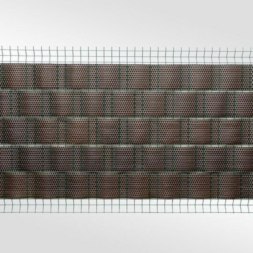 Fance panel Band MIKKO RATTAN 12,75x0,19m MK-01, dark brown