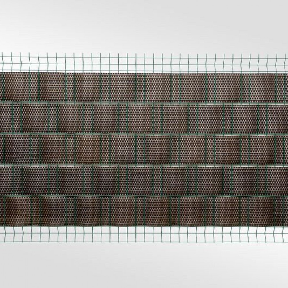 Лента для забора MIKKO RATTAN 12,75x0,19 m MK-01, темно коричневый