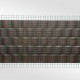 Fance panel Band MIKKO RATTAN 12,75x0,19m MK-01, dark brown
