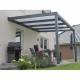 Aluminum canopy 4060x3500x2500mm (dark gray) with 16mm polycarbonate coating