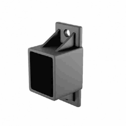 Horizontal profile PVC holder 20x40 mm, black