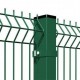 Панельный забор 3D 2,5x1,73 м (200x50мм), d-3/4, ZN + RAL зеленый, серый, коричневый