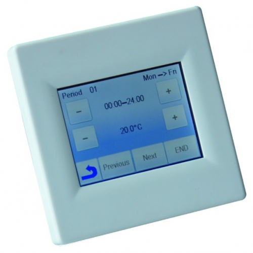Рrogrammējams touch-screen termoregulators TFT
