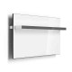 Glass towel dryer ONYX s 1l, white black