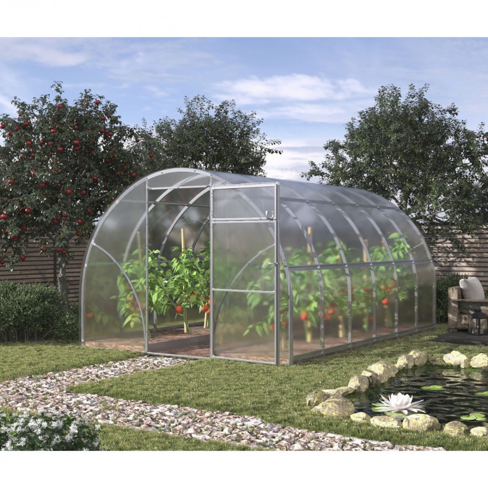 Greenhouse "Sigma" with a unique combined frame