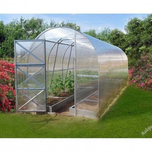 Polycarbonate greenhouse Dachnaya Dvushka  4mm
