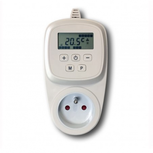 Plug termostats HT-600 gaisa, ūdens vai augsnes temperatūras uzturēšanai