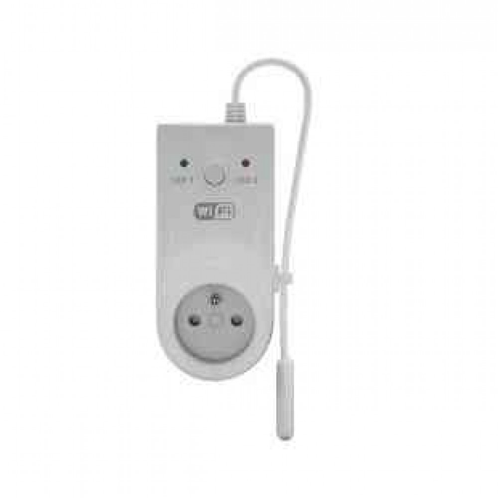 Socket WiFi thermostat remote Internet access